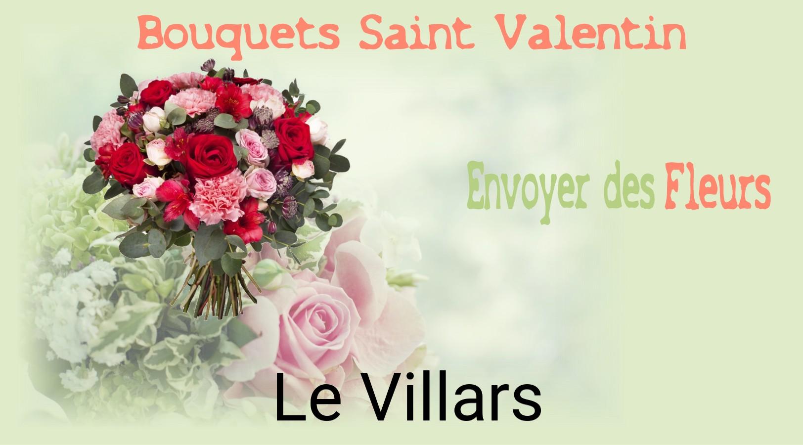 Roses de Saint-Valentin livrées à Le Villars